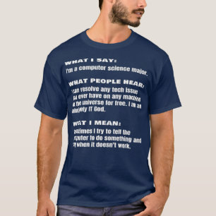 Camiseta Engraçado Engenheiro de grandes estudantes em Ci