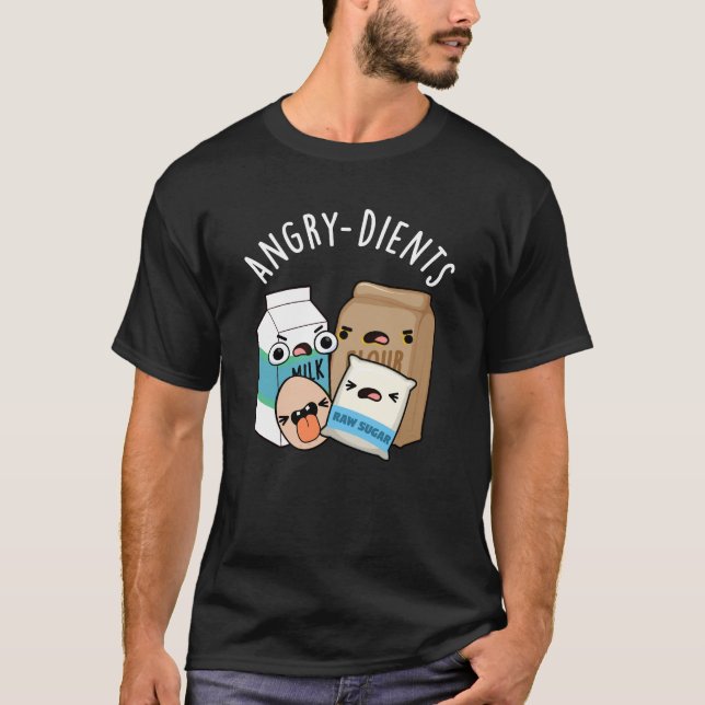 Camiseta Engraçado Engraçado Baking Pun Dark BG (Frente)