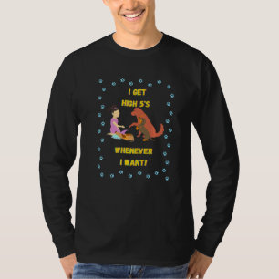 Camiseta Engraçado Engraçado Dachshund Eu Tenho 5 S Quando
