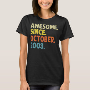 Camiseta Engraçado Engraçado desde outubro de 2003 19