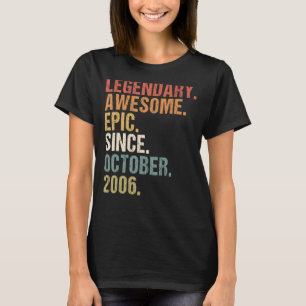 Camiseta Engraçado Engraçado desde outubro de 2006 16