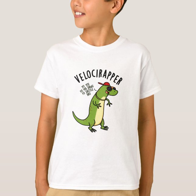 Camiseta Engraçado Engraçado Dinossauro Canhoto (Frente)