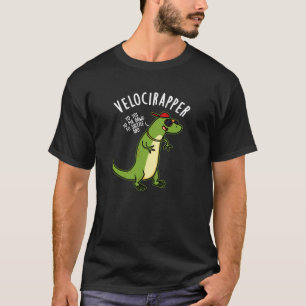 Camiseta Engraçado Engraçado Dinossauro Pun Dark BG