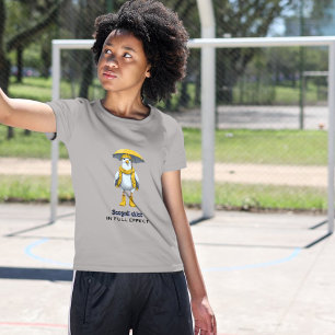 Camiseta Engraçado Engraçado em Raparigas - Humor de Praia