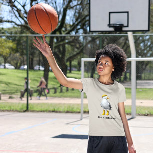 Camiseta Engraçado Engraçado em Raparigas - Humor de Praia