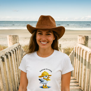 Camiseta Engraçado Engraçado em Raparigas - Humor de Praia