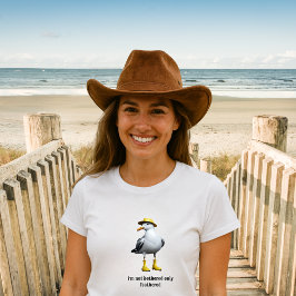 Camiseta Engraçado Engraçado em Raparigas - Humor de Praia