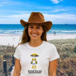 Camiseta Engraçado Engraçado em Raparigas - Humor de Praia