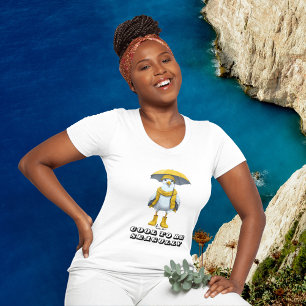 Camiseta Engraçado Engraçado em Raparigas - Humor de Praia