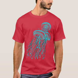 Camiseta Engraçado engraçado no oceano das águas-vivas