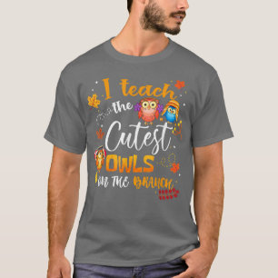 Camiseta Engraçado Ensinar As Corujas Mais Loucas No Ensino