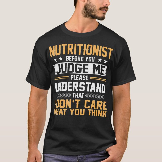 Camiseta Engraçado Entender Esse Nutricionista (Frente)