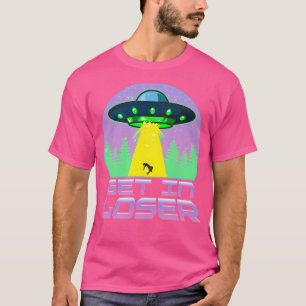 Camiseta Engraçado Entrar Na Alienígena Do Pun Do Spaceship