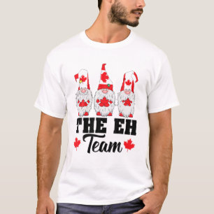Camiseta Engraçado Equipe EH Gnomos Mapeando Pavilhão Canad