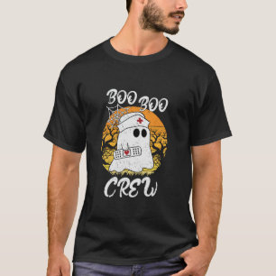 Camiseta Engraçado ER RN ICU School Halloween Ghost Boo Boo