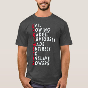 Camiseta Engraçado Ergómetro Citação Clássica TSirt