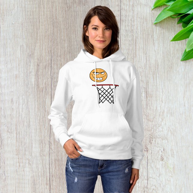Camiseta Engraçado Esmirando Rosto de Basquete (Criador carregado)