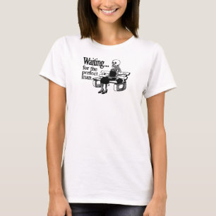 Camiseta Engraçado esperando o tanque perfeito dos