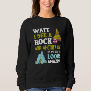 Camiseta Engraçado Esperar Ver Outra Geologia Rock