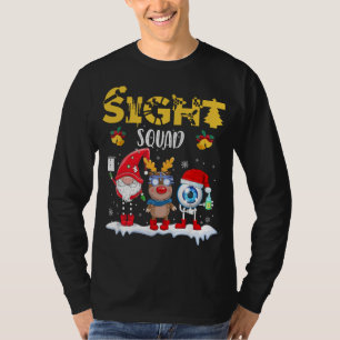 Camiseta Engraçado Esquadrão de Visão Gnomo Reindeer Papais