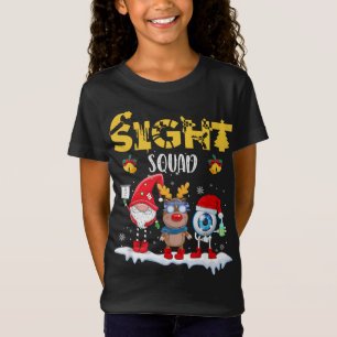 Camiseta Engraçado Esquadrão de Visão Gnomo Reindeer Papais