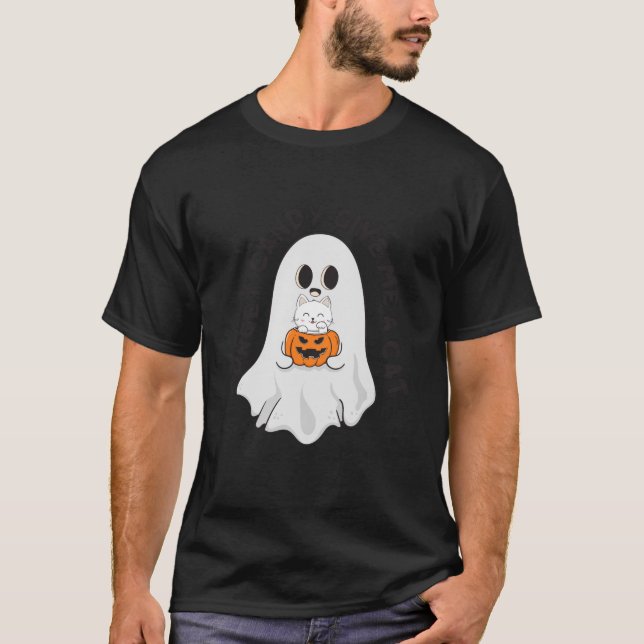 Camiseta Engraçado Esquecer Que O Candy Me Dá Um Fantasma G (Frente)