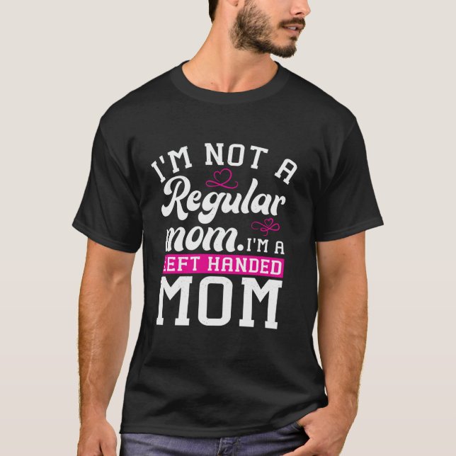 Camiseta Engraçado Esquerda Dava Humor À Mãe Cute Deixou O  (Frente)