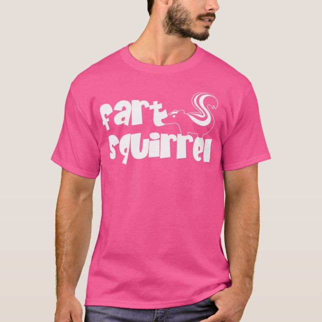 Camiseta Engraçado esquilo-de-cheiro (Frente)