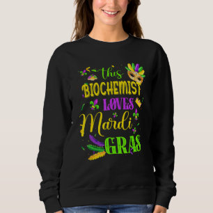 Camiseta Engraçado Esse Bioquímico Adora O Festival Mardi G