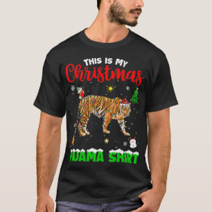 Camiseta Engraçado Esta É A Minha Xadrez Vermelha Do Pjama