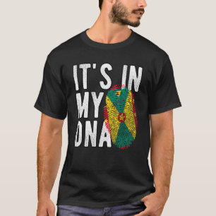Camiseta Engraçado está na minha bandeira de DNA Granada Im