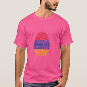 Camiseta Engraçado, está no meu DNA, bandeira da Armênia, I