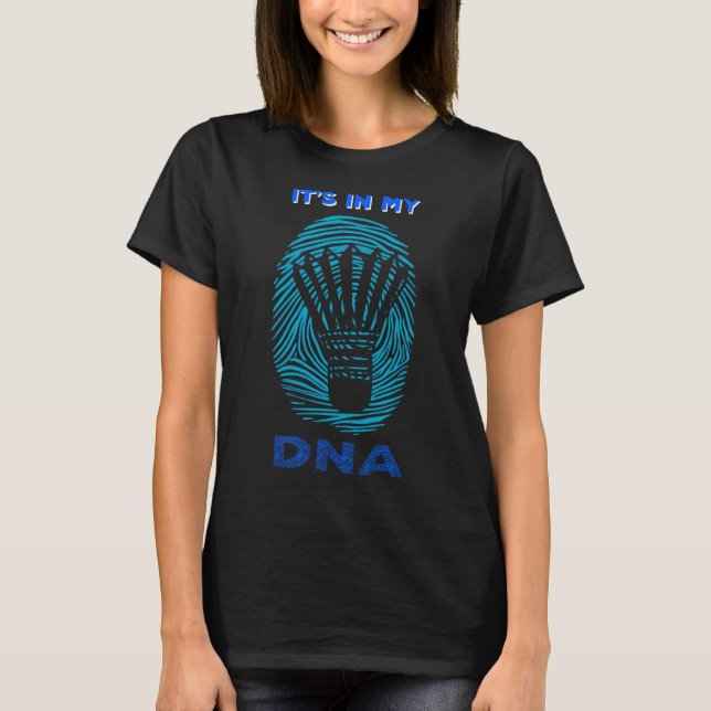 Camiseta Engraçado Está no meu DNA para a família de jogado (Frente)
