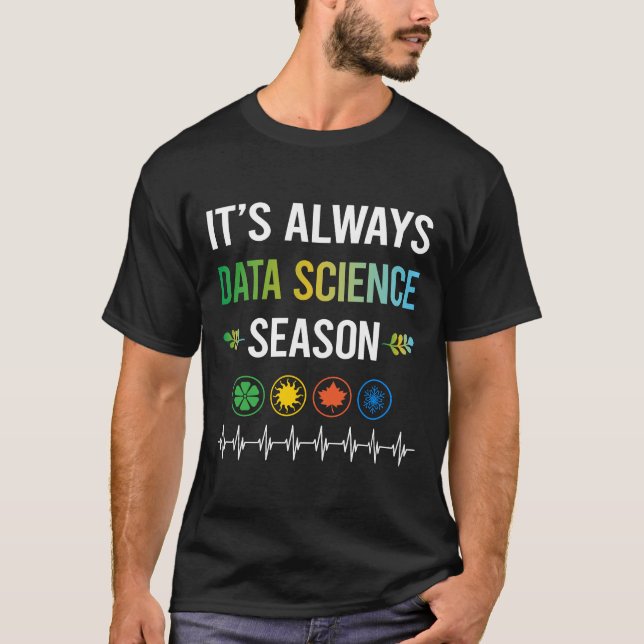 Camiseta Engraçado Estação de Dados (Frente)