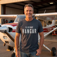 Engraçado 'Estarei no meu hangar' Aviação Piloto P