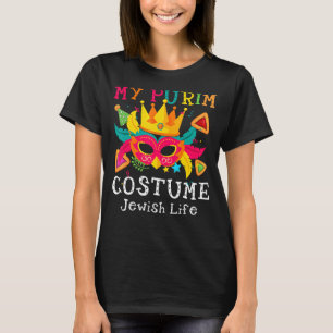 Camiseta Engraçado Este É O Meu Costume De Purim A Vida Jud