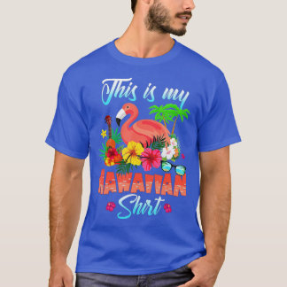 Camiseta Engraçado Este É O Meu Presente De Verão Flamingo