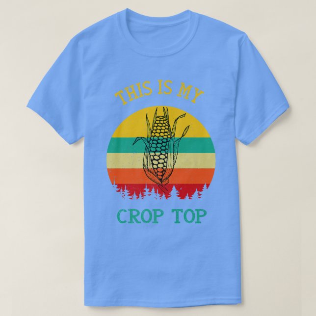 Camiseta Engraçado Este é o meu topo, Legal Farmer Este é o (Frente do Design)