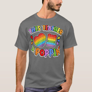 Camiseta Engraçado Este Professor É Um Pop De Forma Legal D
