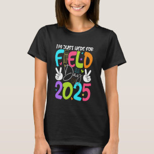 Camiseta Engraçado, estou aqui para o dia de campo 2025, ga