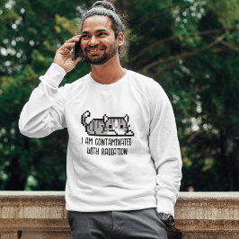 Camiseta Engraçado "Estou Contaminado com Radiação" Meme Ca