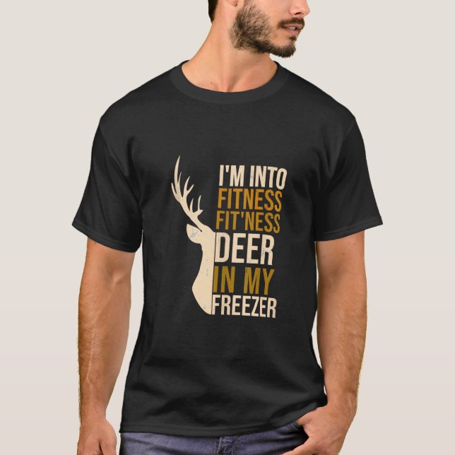 Camiseta Engraçado, estou na Ajustado da Malhação Ness Deer (Frente)