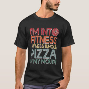 Camiseta Engraçado, estou na Malhação de pizza inteira no m