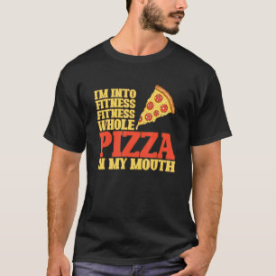 Camiseta Engraçado, estou na Malhação de pizza inteira no m