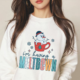 Camiseta Engraçado, estou tendo um Snowman de inverno derre