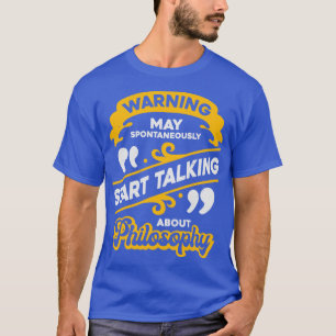 Camiseta Engraçado estudante de Filosofia Lecturer Gift