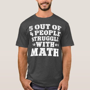 Camiseta Engraçado Estudante de Matemática