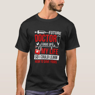 Camiseta Engraçado Estudante De Medicina Para Médicos Fut