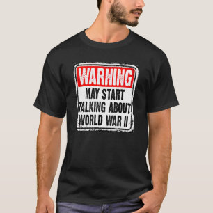 Camiseta Engraçado Estudo Historiador da Segunda Guerra Mun
