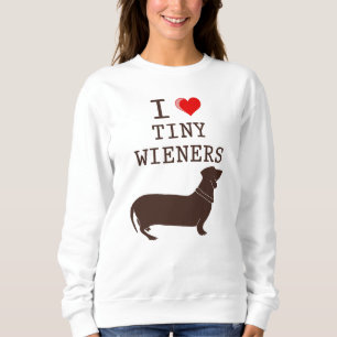 Camiseta Engraçado Eu Adoro Cão-De-Saco-De-Ouvinte Pequen